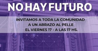 Familias del Pellegrini convocan a un «abrazo a la escuela» y a la Marcha de Antorchas en defensa de la educación pública