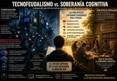 Tecnofeudalismo y soberanía cognitiva: por qué las Bibliotecas Populares son la última resistencia democrática.  Por Oscar Rodríguez